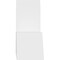 Ekena Millwork Portland Architectural Grade PVC Gable Bracket, 48"W x 14"H x 6"D x 6"F, 7/12 Pitch GBP048X14X0606POR00 - alternate 3